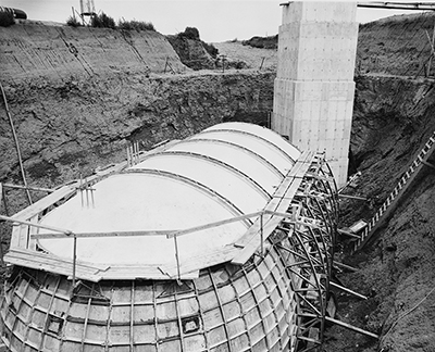 Launch Control Center Concrete Poured