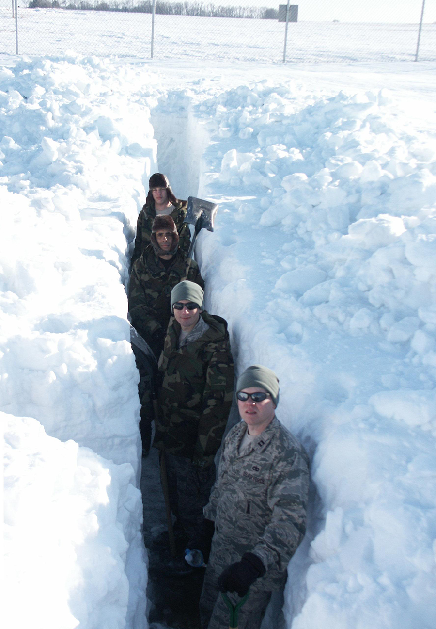 Minot AFB Missile Field In The Winter