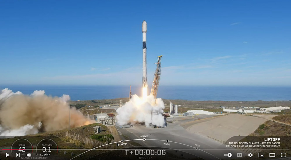 NROL-167 Falcon 9 Launch 10-24-2024