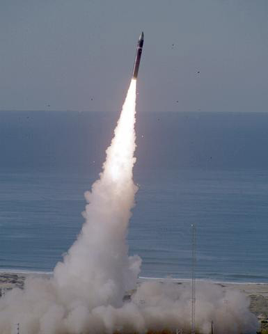 Peacekeeper Launch Vandenberg AFB