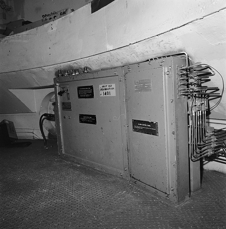Upper Level Air Conditioning Control Panel