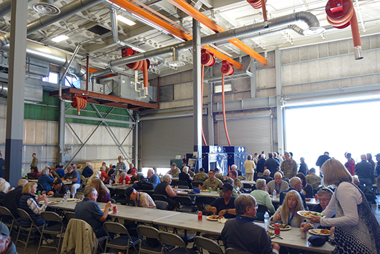 Lunch In The Maintenance High Bay